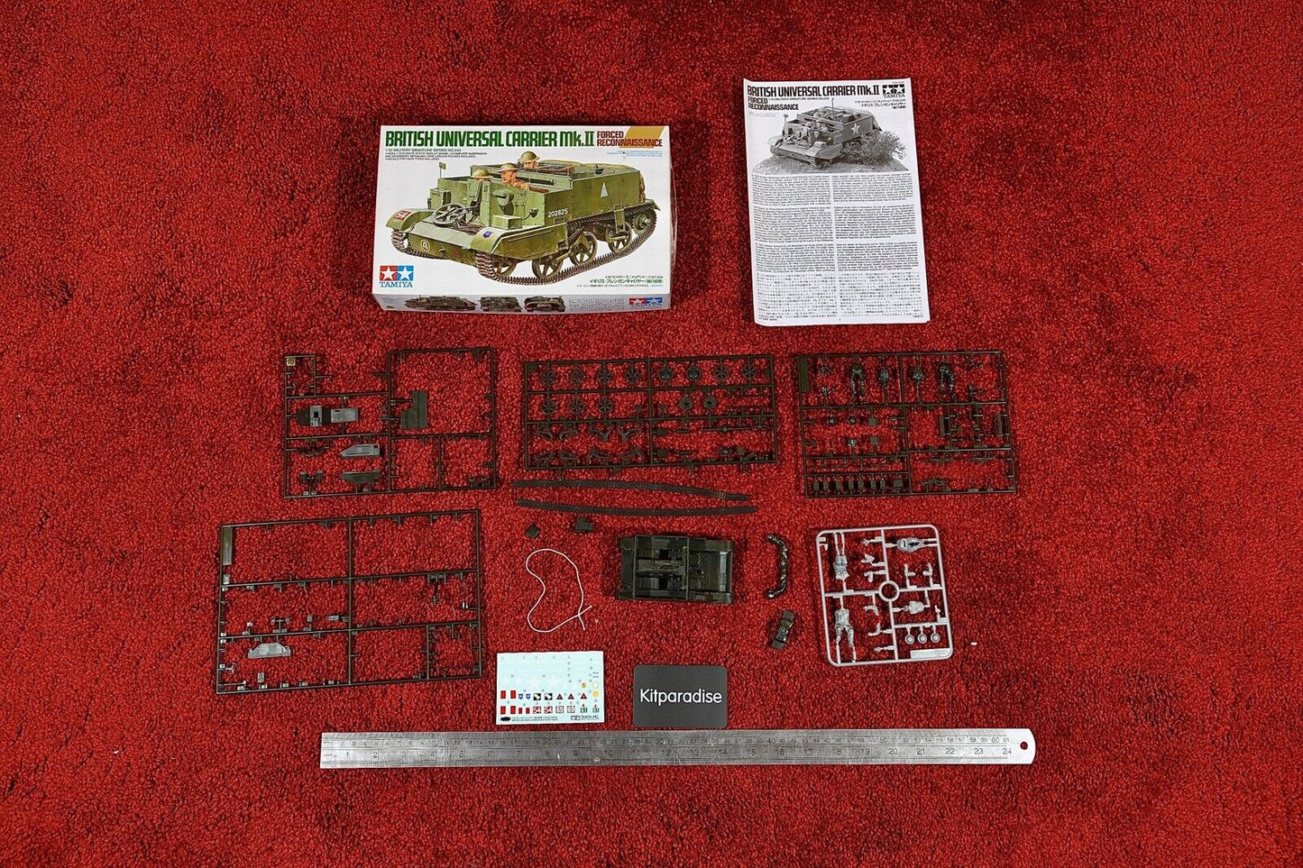 Tamiya 1/35 Universal Carrier Mk.II - kit #35249 - started