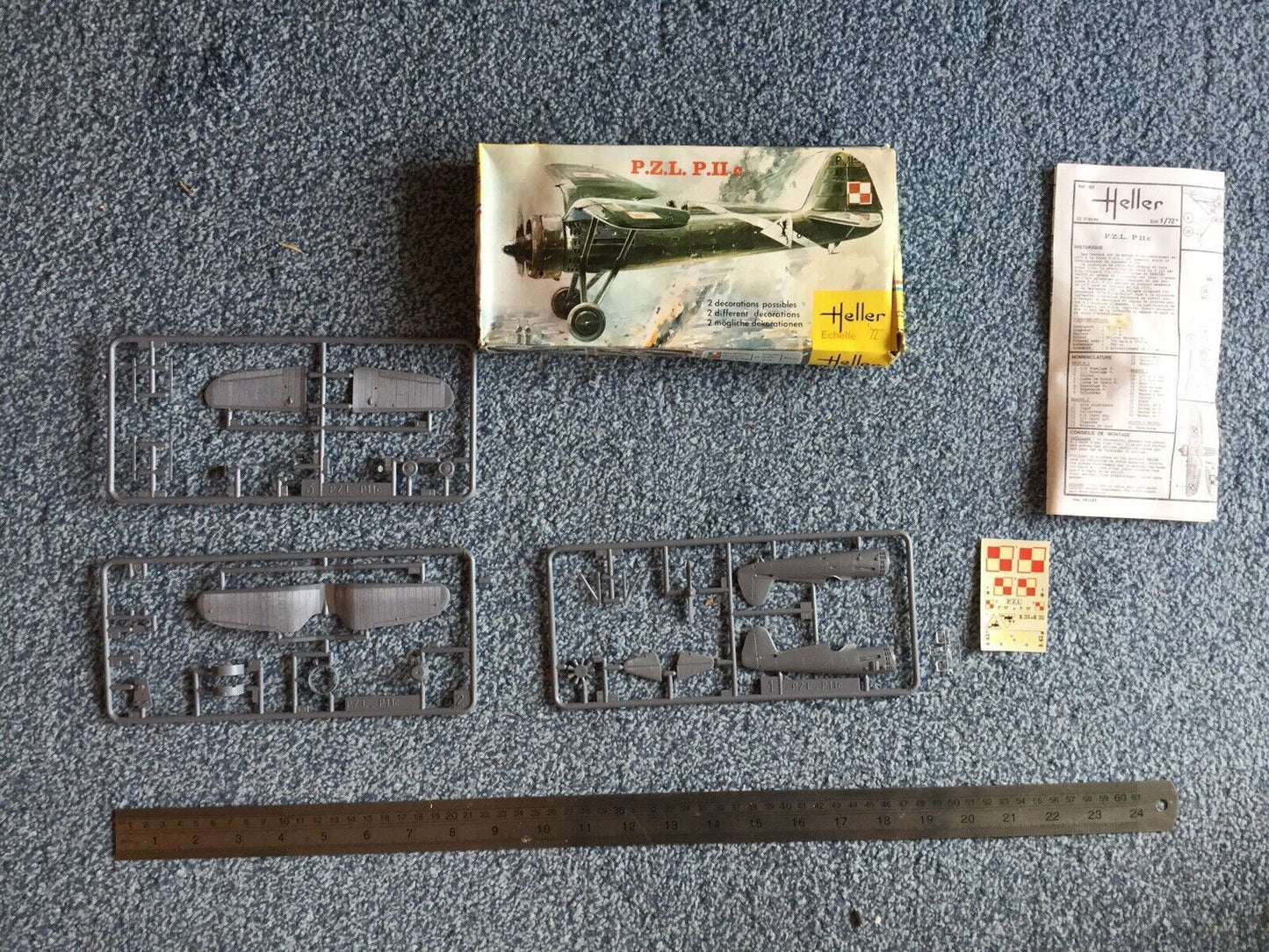 Heller 1:72 P.Z.L. P.11c kit #161