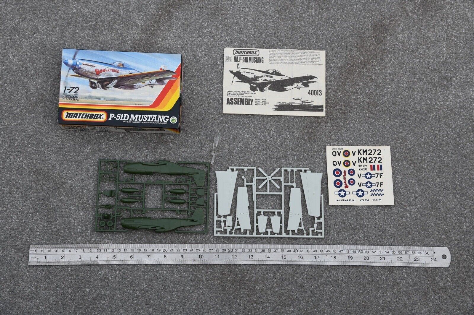 Matchbox 1/72 P-51D Mustang - kit #40013