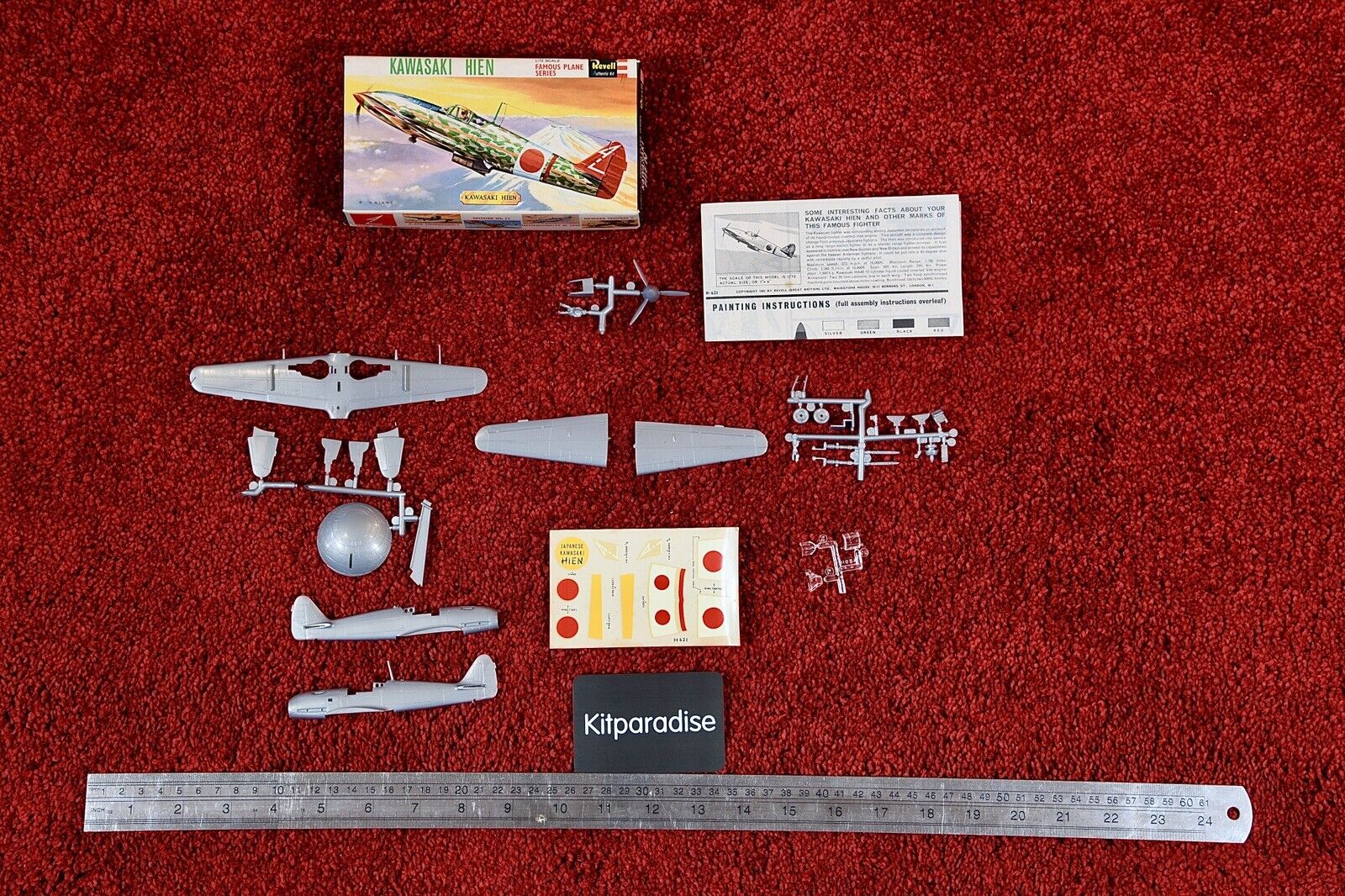 Revell 1/72 Kawasaki Hien kit #H-621