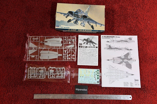 Hasegawa 1/72 J-35F Draken - kit #51401