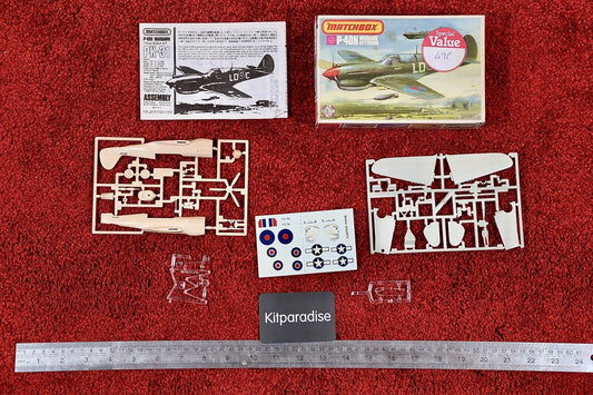 Matchbox 1/72 P-40N Warhawk- kit #PK-31