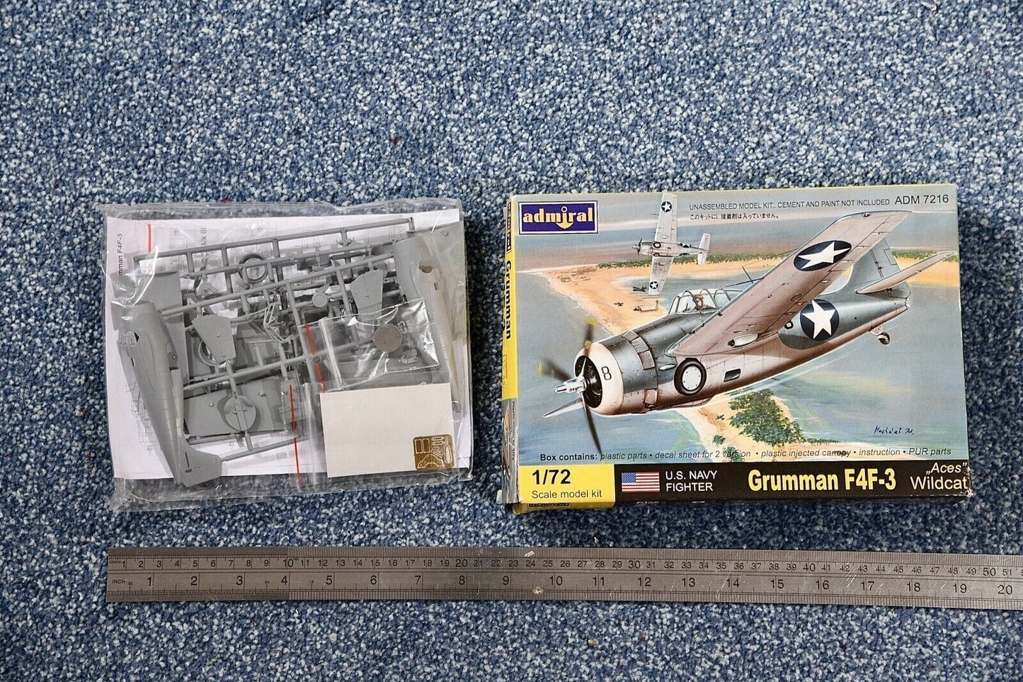 Admiral 1:72 Grumman F4F-3 kit #7216