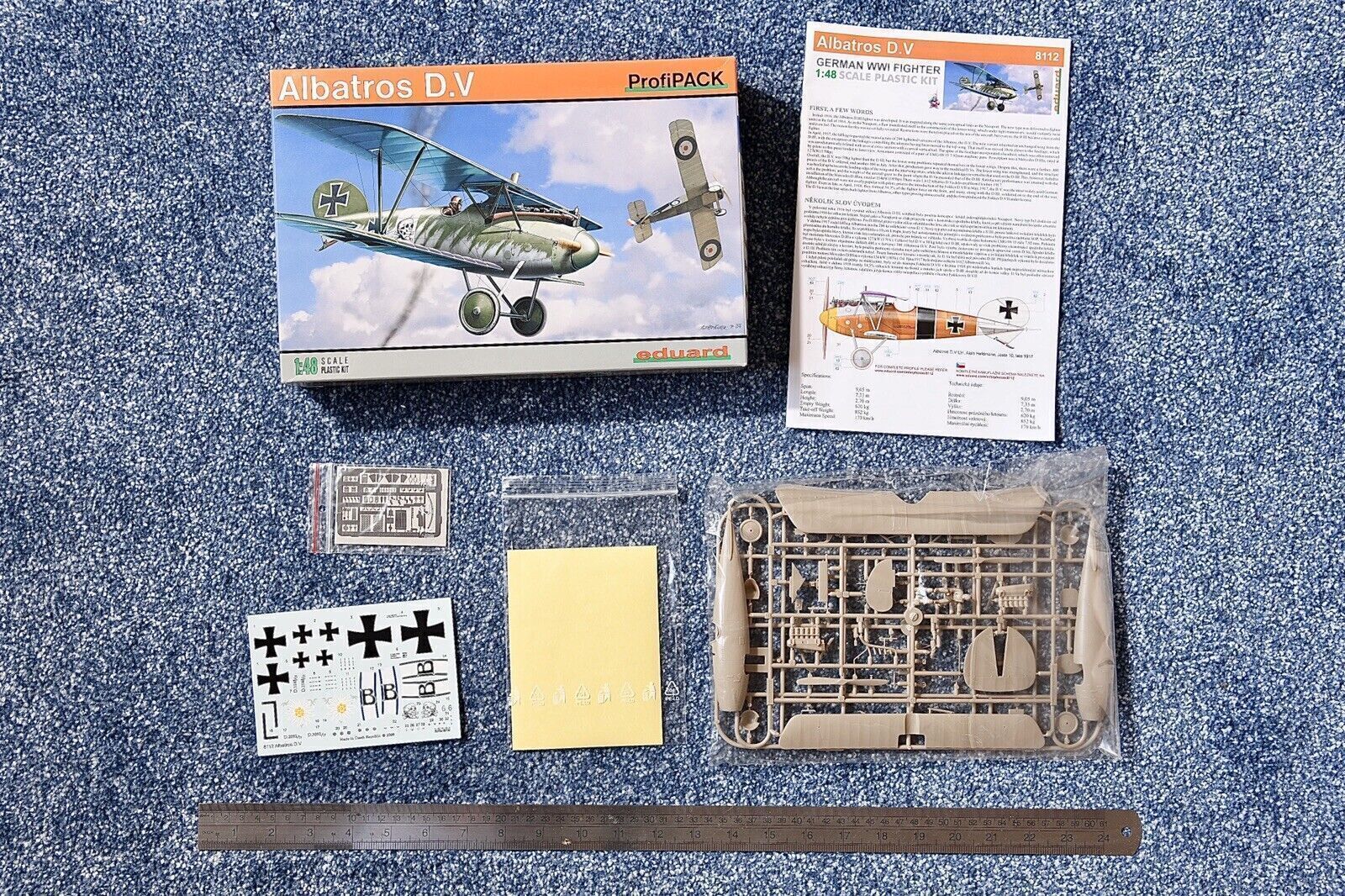 Eduard 1:48 Albatros D.V Profipack kit #8112