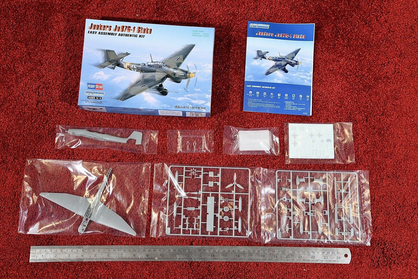 Hobbyboss 1/72 Junkers JU87G-1 Stuka- kit #80287