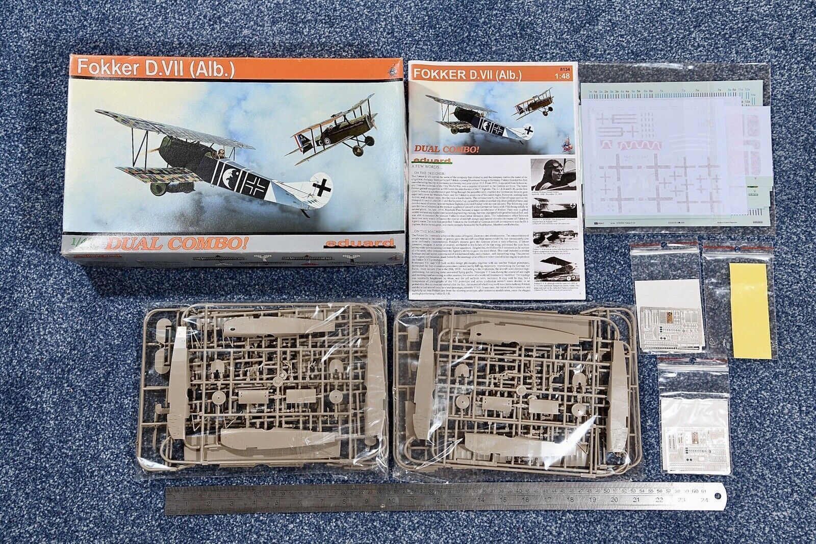 Eduard 1:48 Fokker D.VII (Alb.) Dual Combo kit #8134