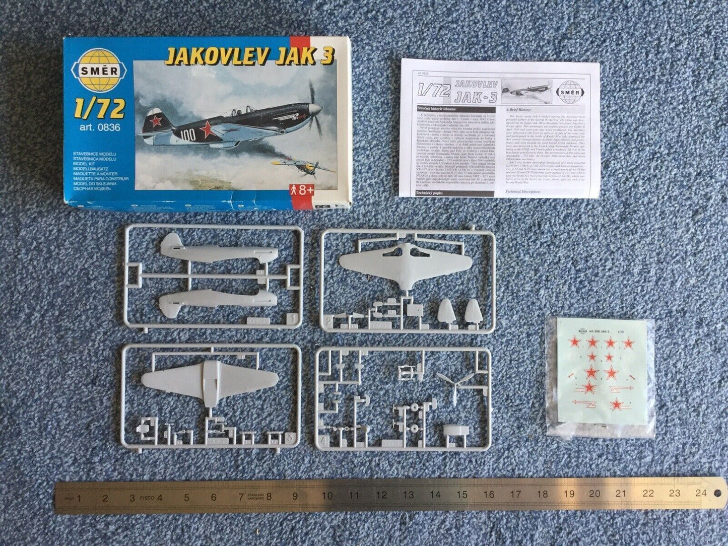 Smer 1:72 Jakovlev Jak 3 kit #0836