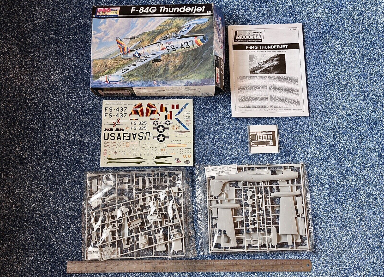 Revell Monogram Pro Modeler 1:48 F-84G Thunderjet kit #5951