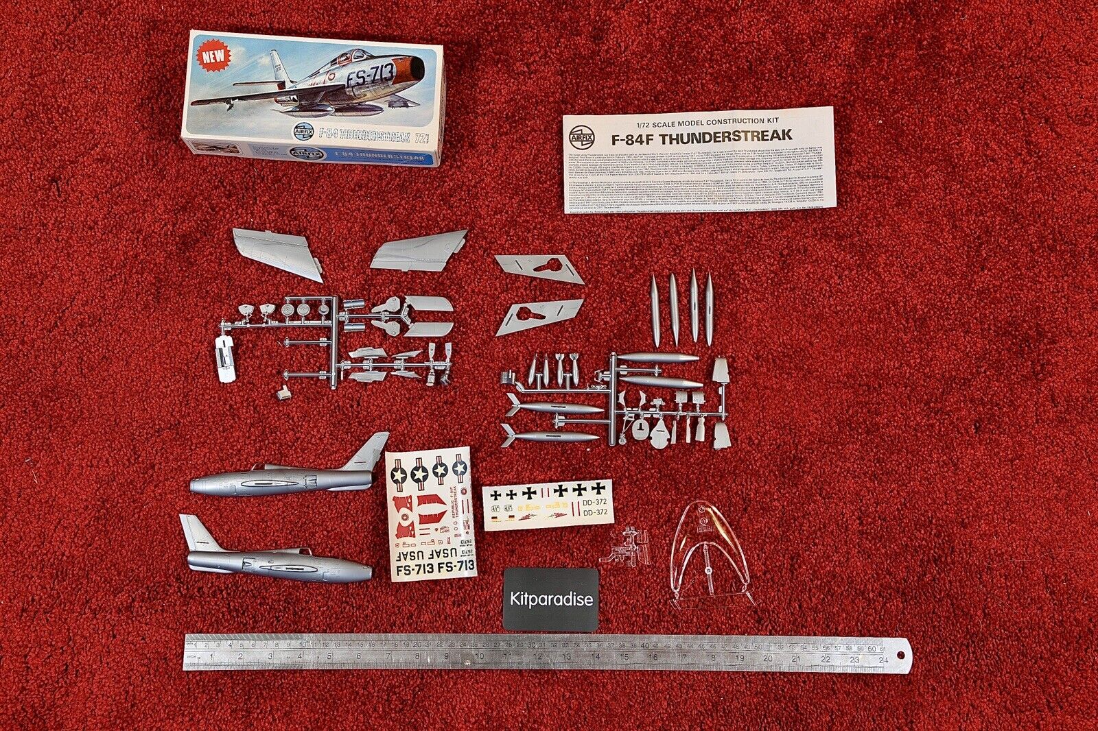 Airfix 1/72 F-84 Thunderstreak kit #03022-9