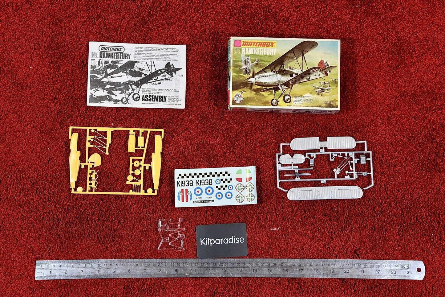 Matchbox 1/72 Hawker Fury - kit #PK-1