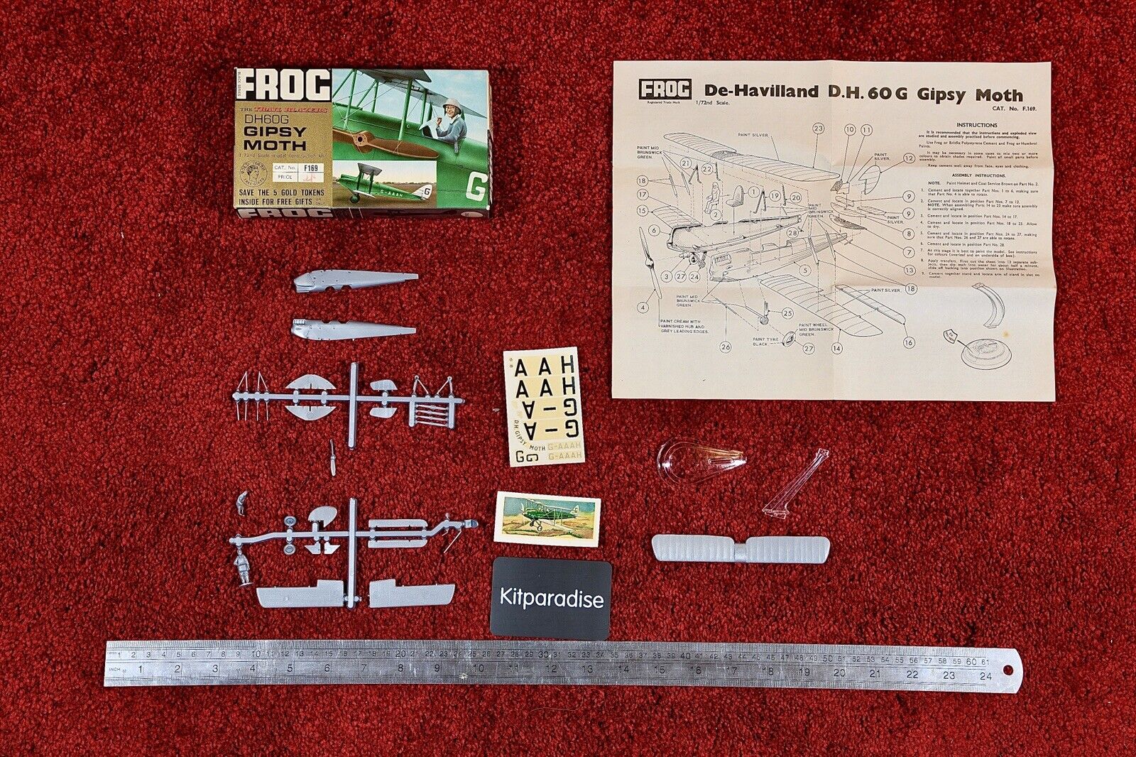 Frog 1/72 Gipsy Moth - kit #F169