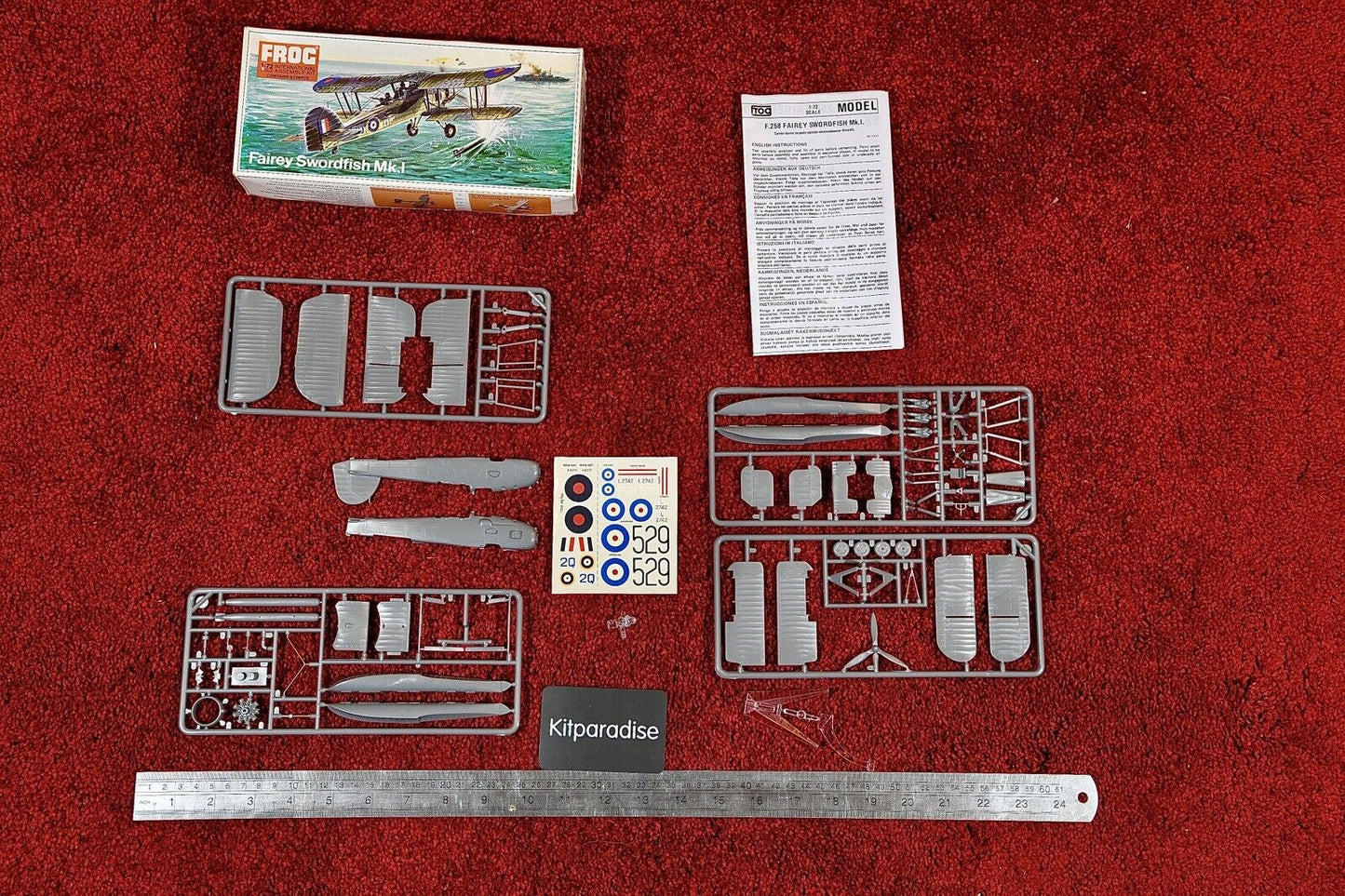 Frog 1/72 Fairey Swordfish Mk.I - kit #F258