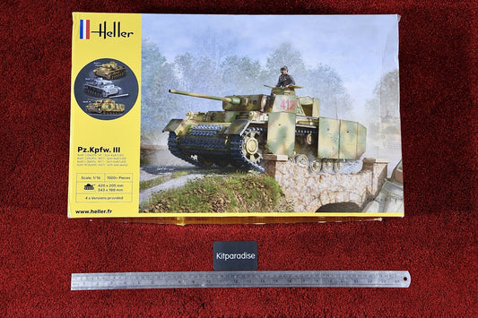 Heller 30321 1:16th scale PZ.KPFW.III AUSF. J,L,M (4IN1) EX Trumpeter Kit
