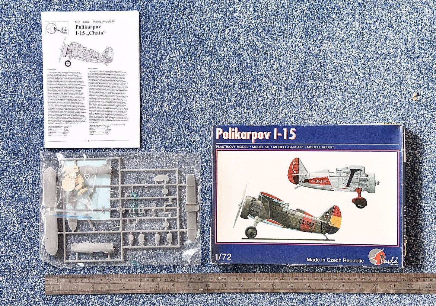 Pavla 1:72 Polikarpov I-15 kit #72047