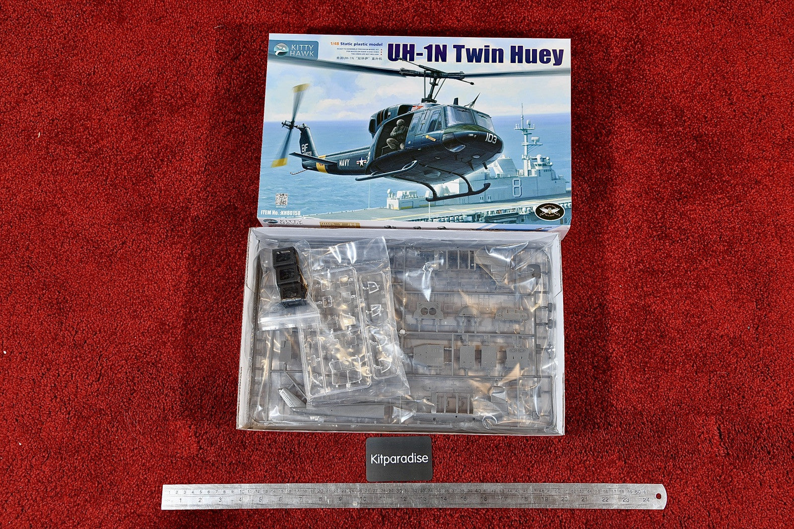 Kitty Hawk 1/48 UH-1N Twin Huey - kit #80158