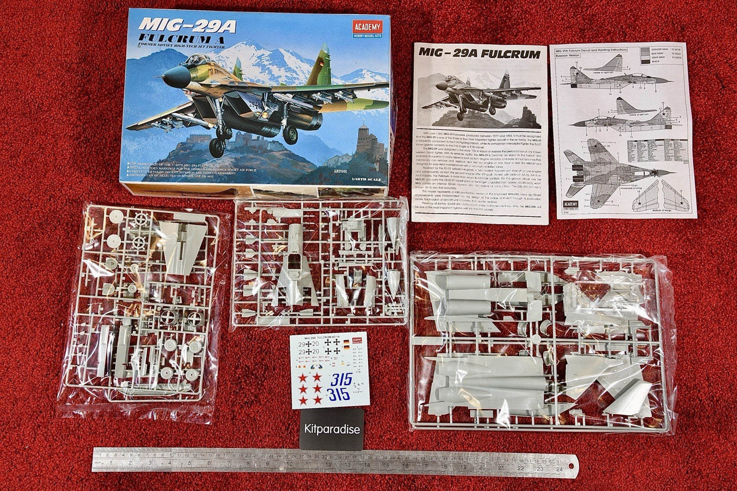 Academy 1/48 MiG-29A Fulcrum A - kit #2116