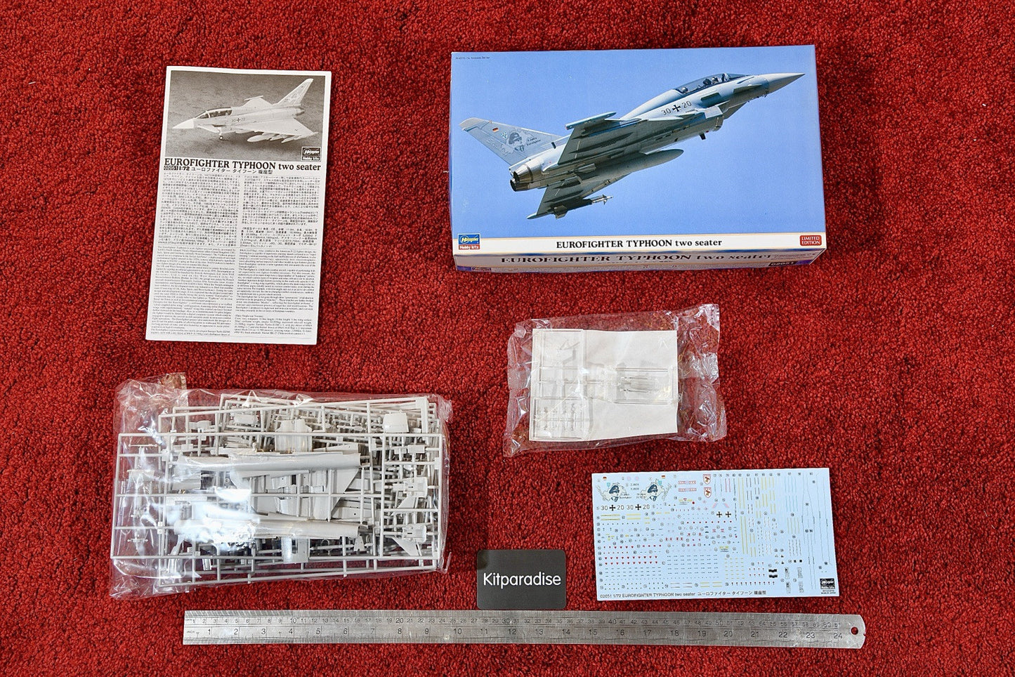 Hasegawa 1/72 Eurofighter Typhoon Two Seater - kit #02051