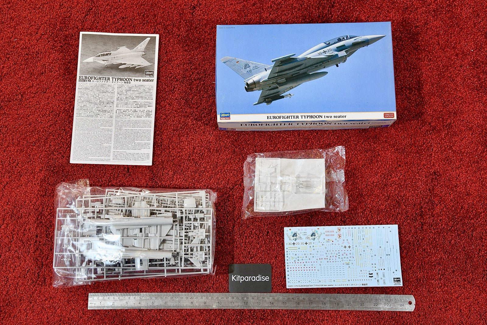 Hasegawa 1/72 Eurofighter Typhoon Two Seater - kit #02051